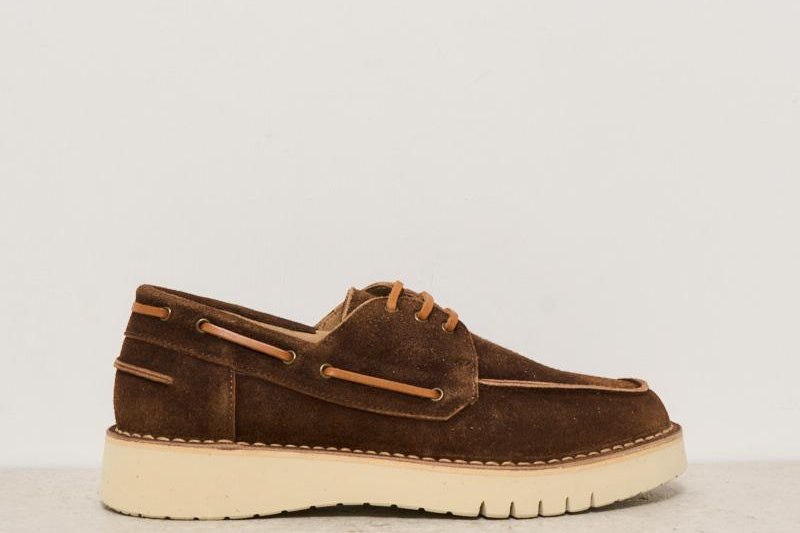 Mocassino uomo in suede marrone TRINITA MARRONE MAZE 