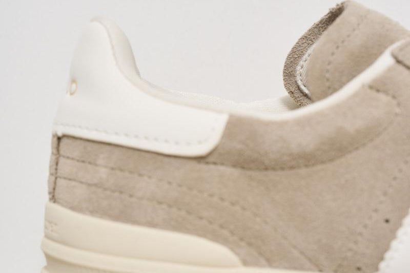 Sneakers uomo in suede beige 809960995 003 RALPH LAUREN 