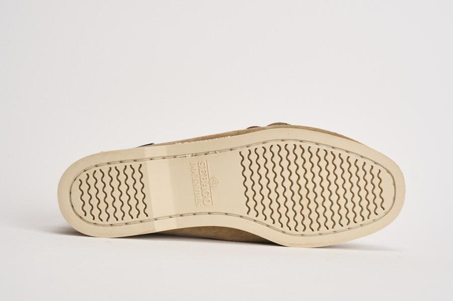 Mocassino donna Portland da barca in suede taupe 77131JW AF0 SEBAGO 