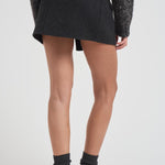 Minigonna donna Leak grigio antracite D630611 LEAK020ANTRACITE P.a.r.o.s.h. 