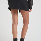 Minigonna donna Leak grigio antracite D630611 LEAK020ANTRACITE P.a.r.o.s.h. 