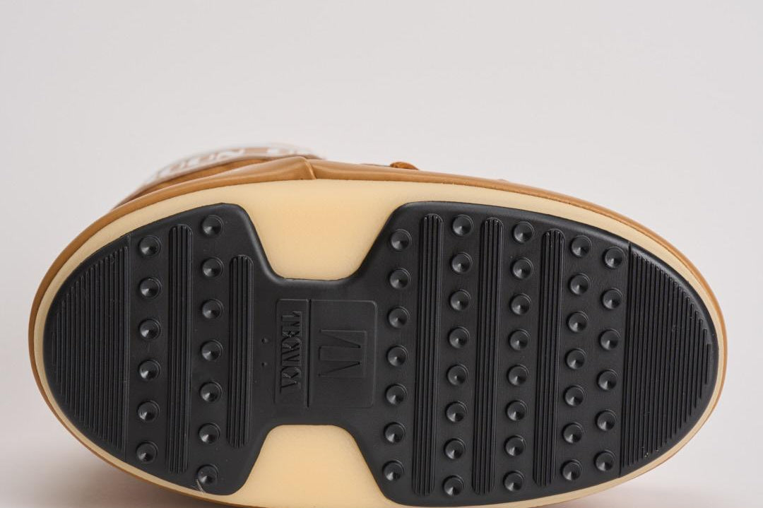 Stivale donna da neve cammello in nylon 1409340 M008COGNAC MOON BOOT 