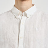 Camicia uomo in lino bianco TB0AD2DC3 100 TIMBERLAND 