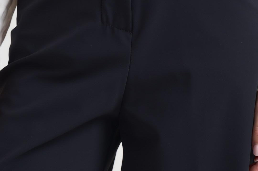 Pantalone donna a palazzo blu notte W25701 60 RRD 