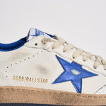 Sneakers uomo Ball Star bianco e blu elettrico GMF00117 F00219810327 GOLDEN GOOSE 