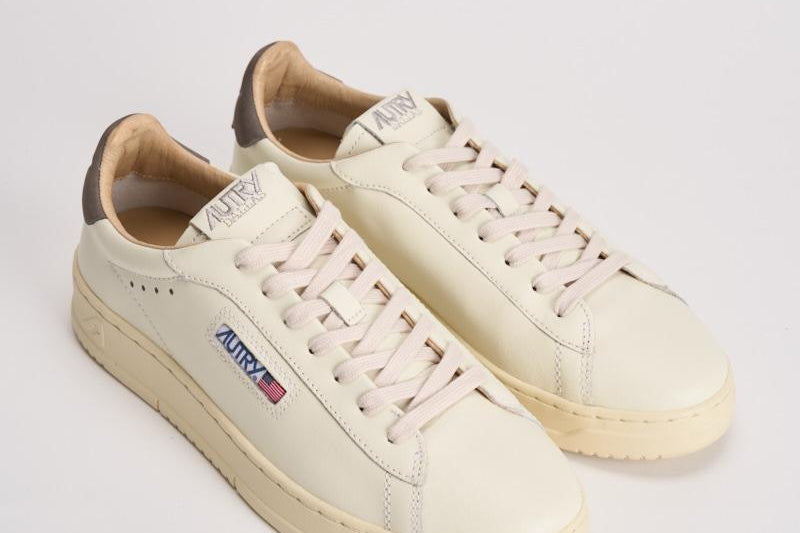 Sneakers uomo Dallas panna e marroni ADLM MR16 AUTRY 