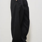 Pantalone donna wide-leg nero GWP01203 P00154690100 GOLDEN GOOSE 