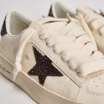 Sneakers donna Stardan bianca e strass GWF00128 F00793910318 GOLDEN GOOSE 