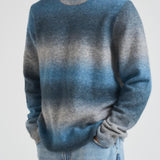 Maglia uomo effetto sfumato blu M23400046 STELLARST SAMSØE SAMSØE 