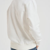 Felpa uomo girocollo con stampa ricamata panna SOHON BOLLINE10EMB MC2 SAINT BARTH 