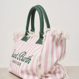 Borsa donna Vanity a righe rosa VANITY 03754H MC2 SAINT BARTH 