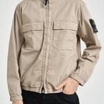 Giacca uomo con cappuccio beige 4100077 S0A10V009A STONE ISLAND 