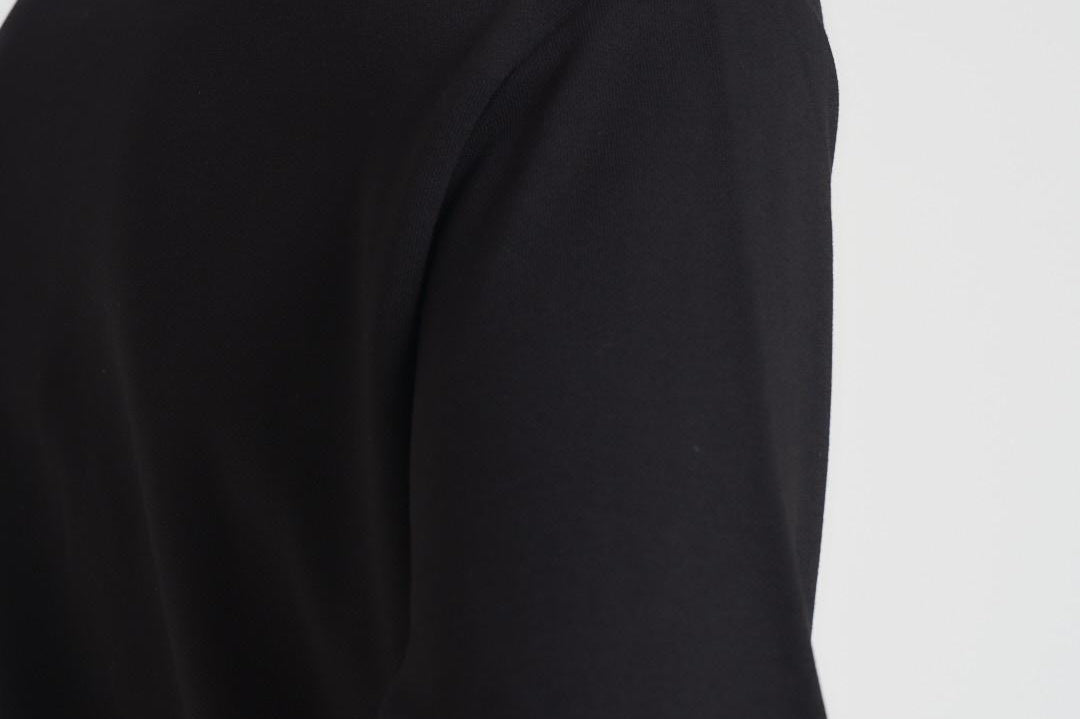 Felpa uomo girocollo nera con stampa logo 8N1MR6 1JRIZF009 EMPORIO ARMANI 