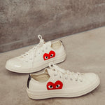 Converse x Comme des Garçons PLAY Sneaker bassa Chuck 70 K111 WHITE COMME DES GARCON PLAY 