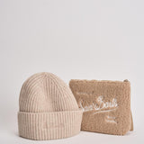 Set donna cappellino e pochette beige XMASBOX TED11 MC2 SAINT BARTH 