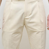Pantalone uomo regular panna RETRO DG1730XECRU BERWICH 
