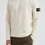 Maglia uomo girocollo panna 5100056 S00N2V0093 STONE ISLAND 