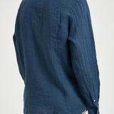 Camicia uomo Pamplona in lino blu LINEN 61 MC2 SAINT BARTH 