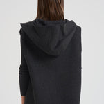 Capospalla a gilet con cappuccio in lana donna D410577 LEAK020ANTRACITE P.a.r.o.s.h. 