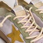 Sneakers donna Ball Star grigia e gialla GWF00117 F00814583251 GOLDEN GOOSE 