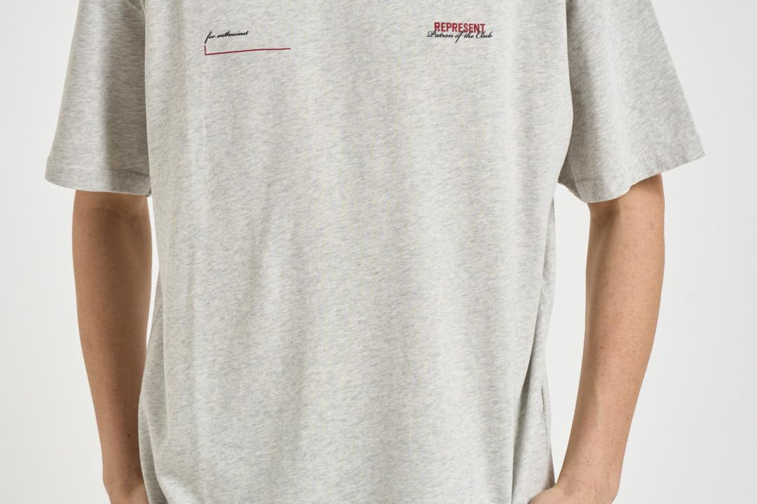 T-shirt uomo girocollo grigio chiaro 4274 30CREAM REPRESENT 