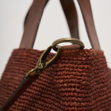 IBELIV Borsa donna Mirozy a mano in rafia MIROZY WOOD IBELIV 