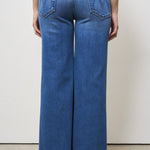 Jeans donna sfrangiato 1445 BLU MOTHER 