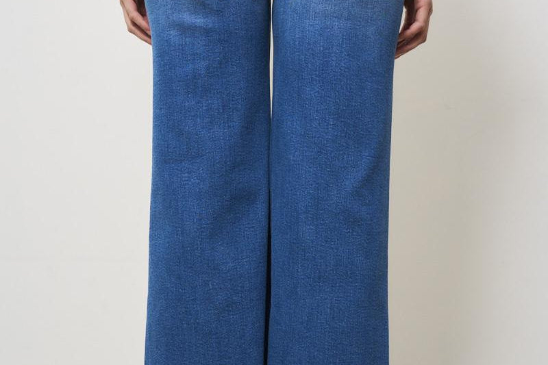 Jeans donna sfrangiato 1445 BLU MOTHER 
