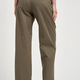 Pantalone donna dritto verde SERENA CROP UB1465XARMY BERWICH 