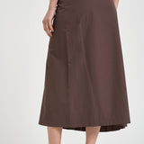 Gonna donna midi Summy tortora 101950 D9490641 INCOTEX 