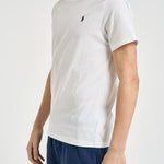 T-shirt uomo girocollo bianca con logo 710680785 003 RALPH LAUREN 