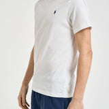 T-shirt uomo girocollo bianca con logo 710680785 003 RALPH LAUREN 