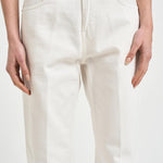 Jeans donna in denim bianco BONNIEBULL44 OFFWHITE HAIKURE 