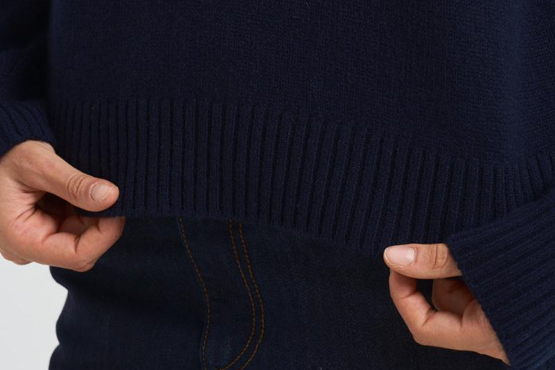 Maglia donna girocollo Mable blu notte 2022117 NAVY LISA YANG 