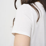 T-shirt donna bianca con logo rosa MA033 270 ELISABETTA FRANCHI 