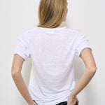 T-shirt donna bianca Koldi in lino TS0004FA A1N10E20WH MARANT ETOILE 
