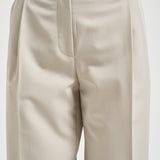 Pantalone donna con pieghe grigio 106607A18E PAULAI18 PINKO 