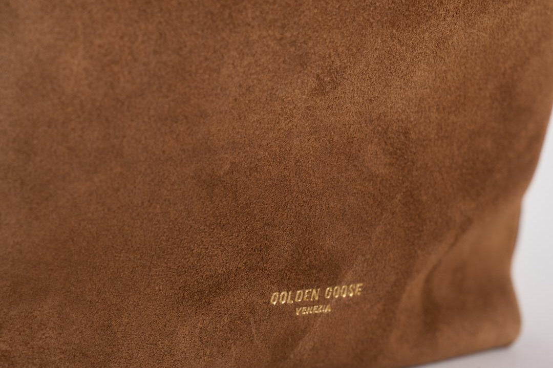 Borsa donna 24.7 Fringed Palmellato marrone GWA00766 A00074655312 GOLDEN GOOSE 