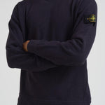 Felpa uomo girocollo blu notte 6100053 S0238V0026 STONE ISLAND 