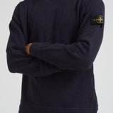 Felpa uomo girocollo blu notte 6100053 S0238V0026 STONE ISLAND 