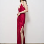 Abito donna lungo Selena Dress rosso 625SS6603A DEEPRED DANAME 