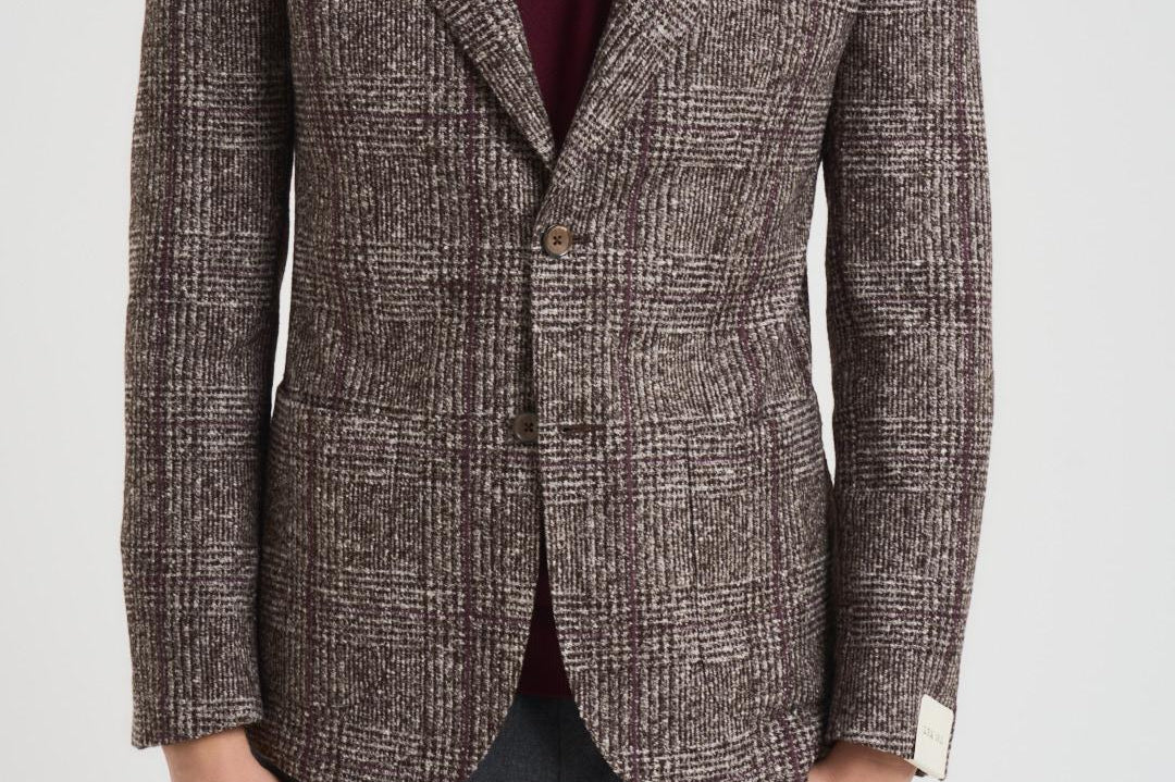 Giacca uomo principe di galles grigia 2812 557143 L.B.M. 