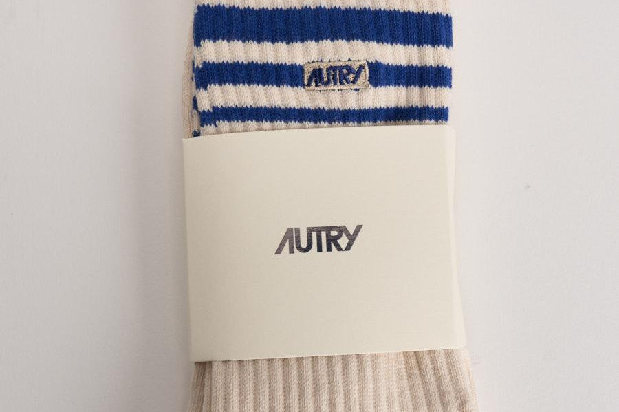 Calze donna beige e blu SOPU 0584 AUTRY 