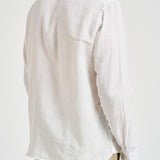 Camicia uomo in lino bianca J66TNP UA1 ACCADEMIE TESSILI 