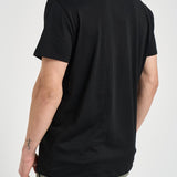 T-shirt uomo girocollo nero TH6709 031 LACOSTE 