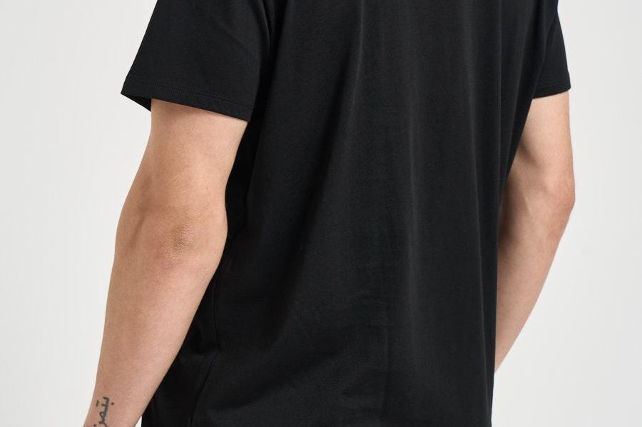 T-shirt uomo girocollo nero TH6709 031 LACOSTE 