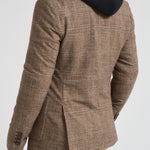 Giacca uomo doppiopetto marrone CN5027 CORTECCIA CIRCOLO 1901 