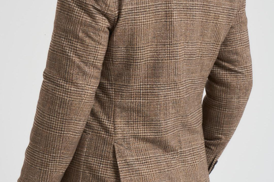 Giacca uomo doppiopetto marrone CN5027 CORTECCIA CIRCOLO 1901 