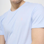 T-shirt uomo girocollo celeste 710671438 418 RALPH LAUREN 