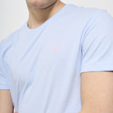 T-shirt uomo girocollo celeste 710671438 418 RALPH LAUREN 